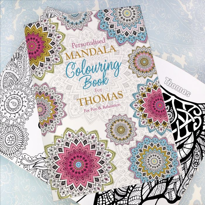 Personalised Mandala Colouring Book