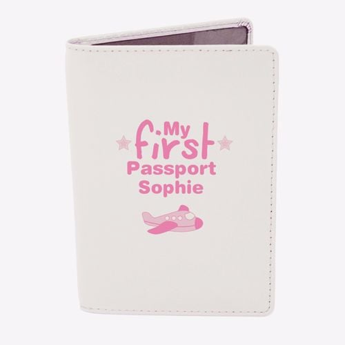 Personalised Baby / Child's Passport Cover - My First Passport