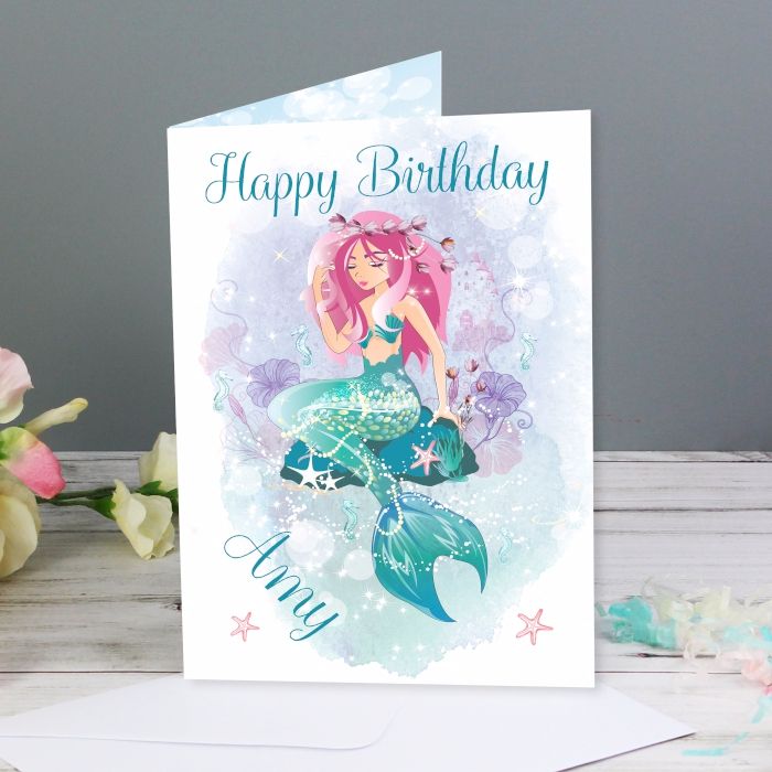 Personalised MERMAID Card