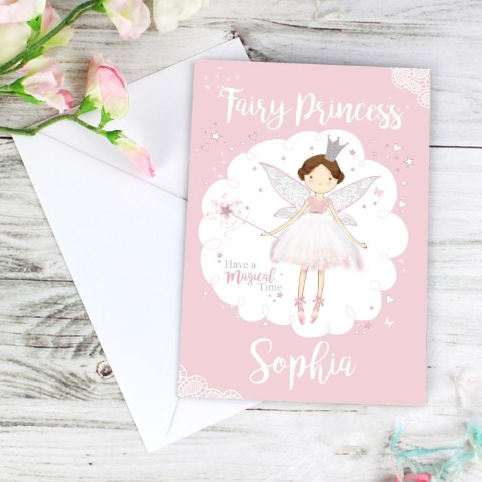 Personalised FAIRY PRINCESS Card