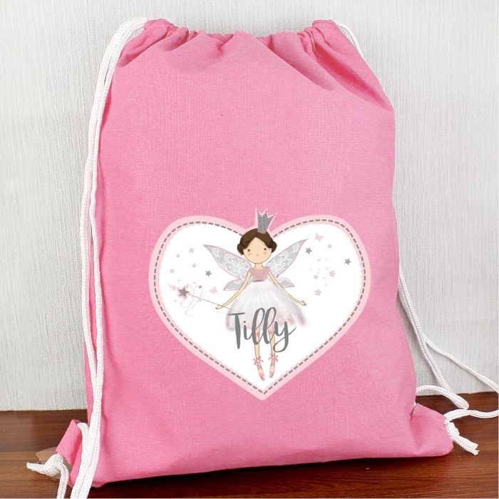 Personalised Fairy Princess Swim & Kit Bag