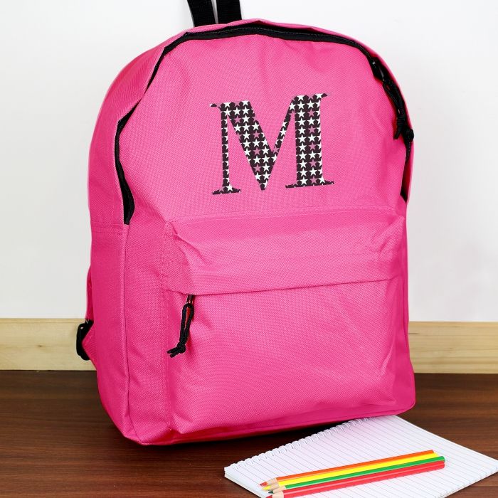 Personalised INITIAL Theme School Bag / Rucksack