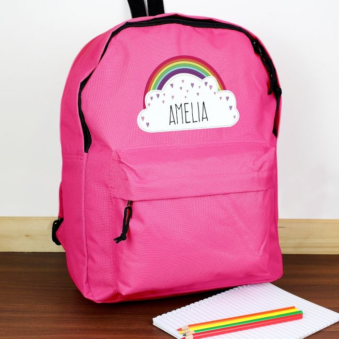 personalised school backpack