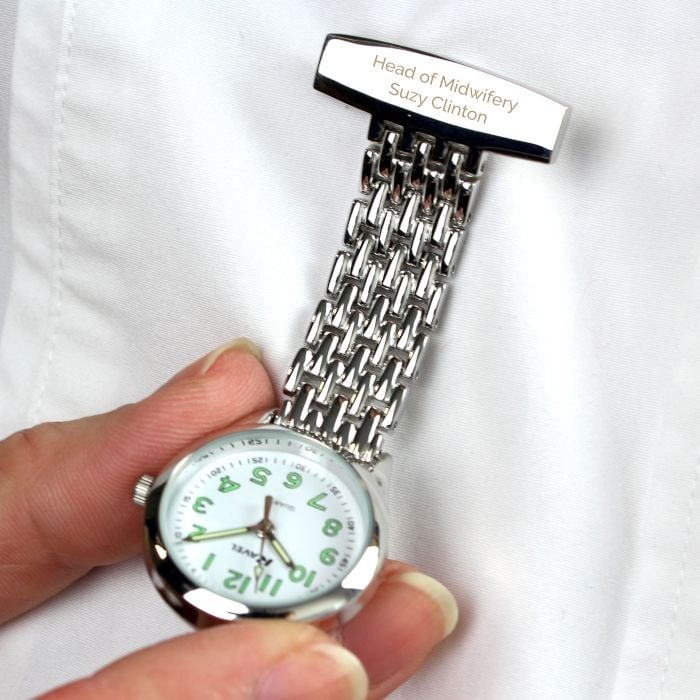 Personalised Nurse's Fob Watch