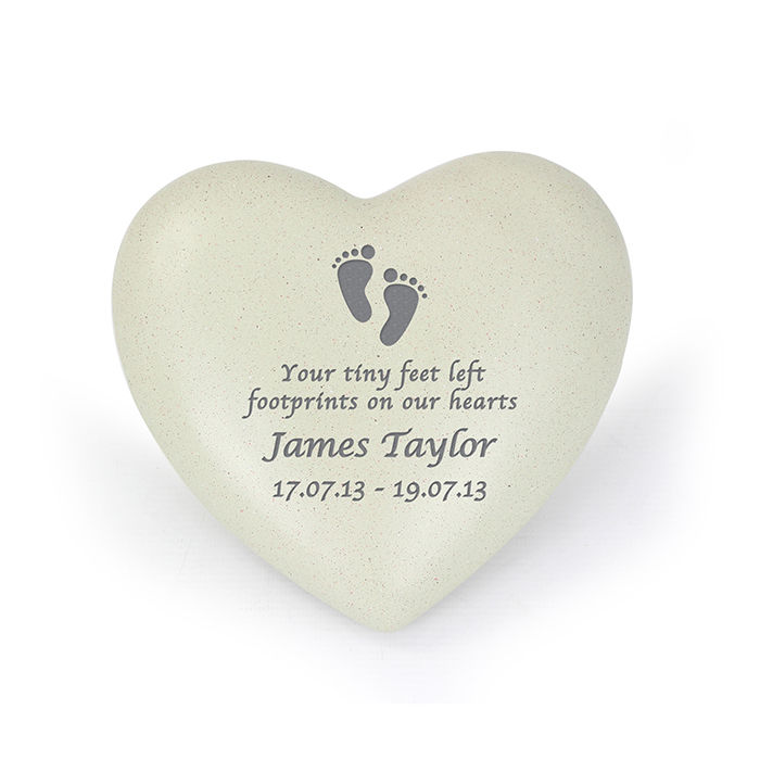 Personalised Grave Memorial - Footprints