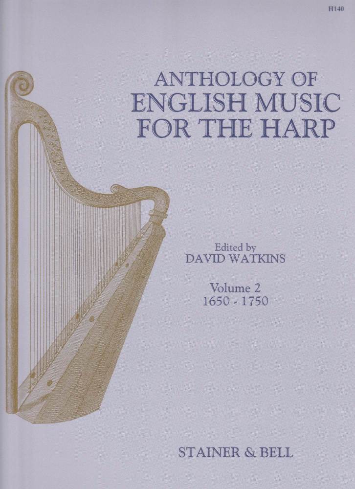 Anthology of English Music for the Harp Volume 2 - Edited by David Watkins