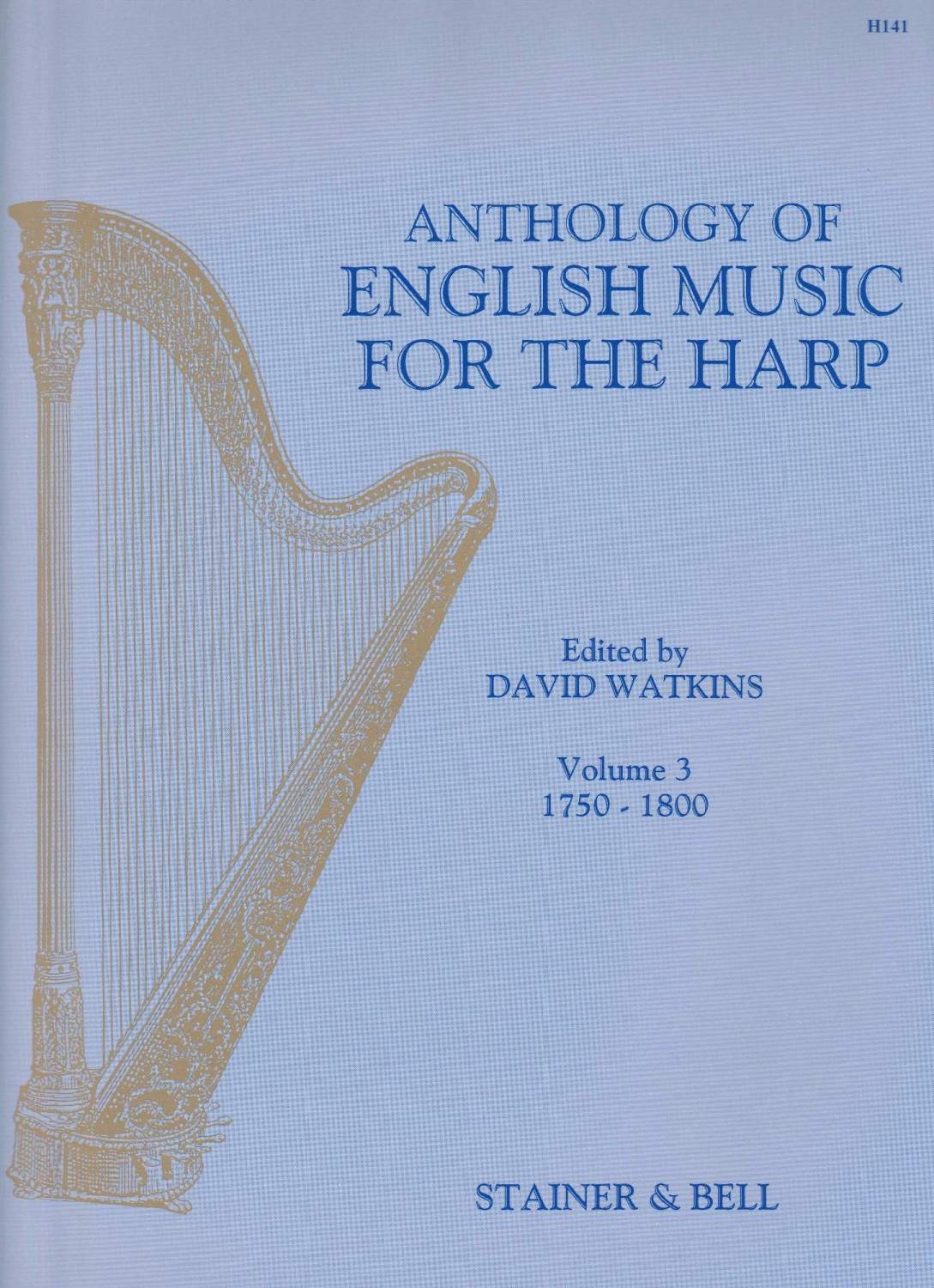 Anthology of English Music for the Harp Volume 3 - Edited by David Watkins