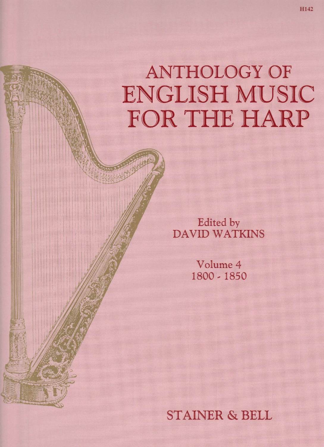 Anthology of English Music for the Harp Volume 4 - Edited by David Watkins