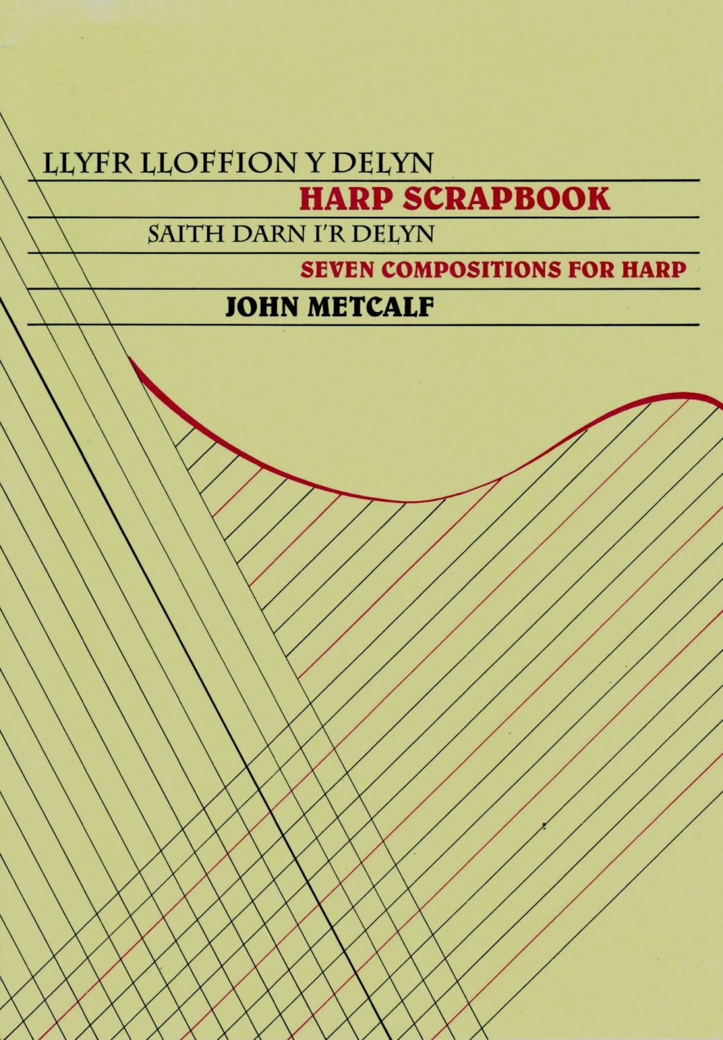 Harp Scrapbook - Llyfr Lloffion Y Delyn - John Metcalf