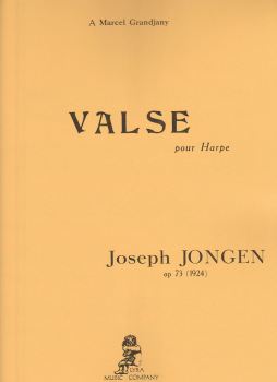 Valse Pour Harpe Op.73 (1924) by Joseph Jongen
