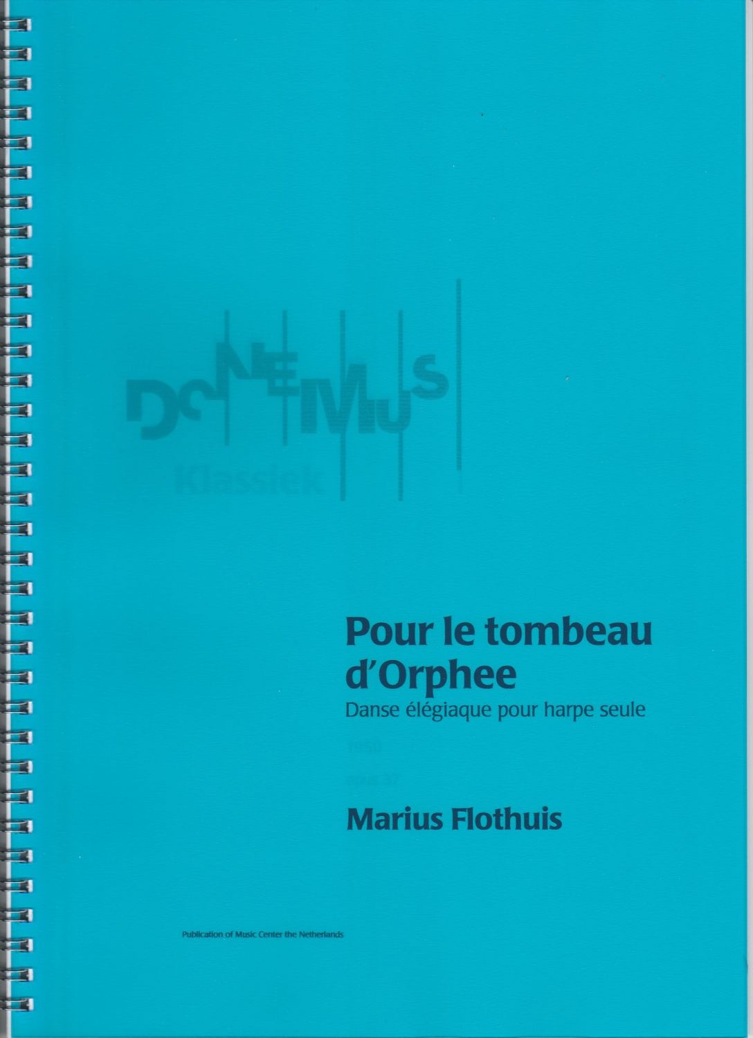 Pour le tombeau d'Orphée - danse élégiaque pour harpe seule  - Marius Floth