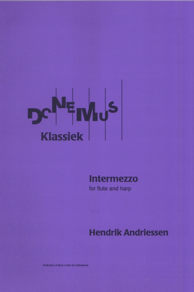 Intermezzo for Flute & Harp (1950) - Hendrick Andriessen