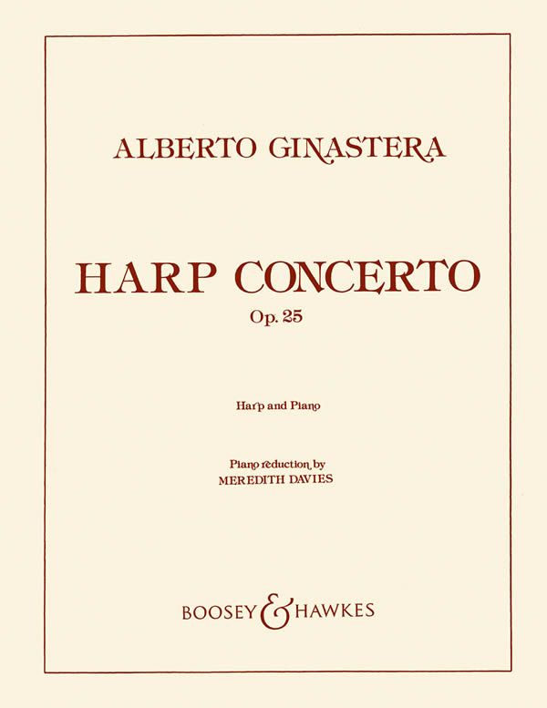 Harp Concerto Op.25 - Alberto Ginastera