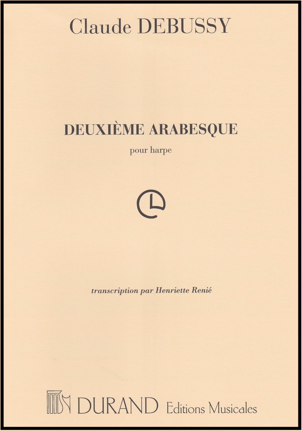 Deuxième Arabesque Pour Harp - Claude Debussy