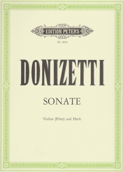 Sonate - Violine (Flote) und Harfe - Donizetti