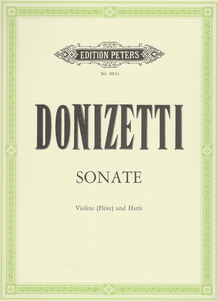 Sonate - Violine (Flote) und Harfe - Donizetti