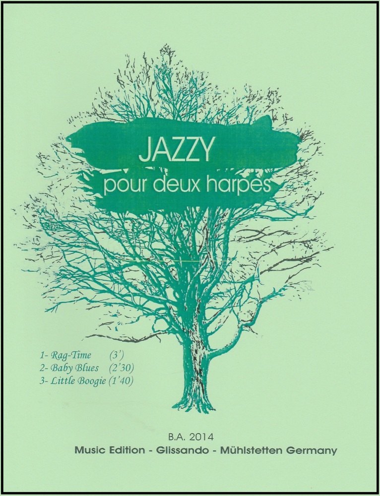 Jazzy Pour Deux Harpes - Bernard Andres