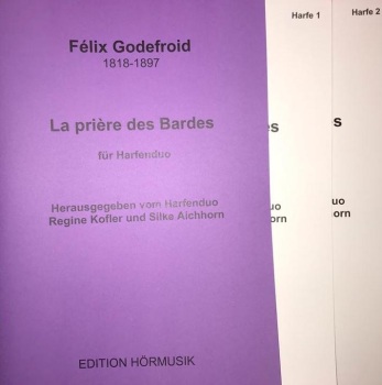 La Priere de Bardes - 2 Harps - Felix Godefroid