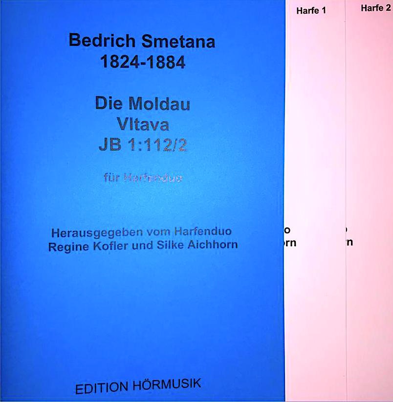 Die Moldau Vltava - Harp Duo - Bedrich Smetana