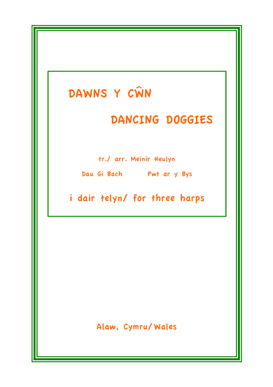 Dawns y Cwn - Dancing Doggies are Menir Heulyn