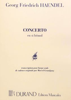 Concerto in B Flat - Haendel transcribed for Harp by Marcel Grandjany
