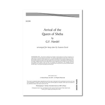 Arrival of the Queen of Sheba - Handel arr. by Lauren Scott (Digital)