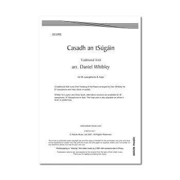 Casadh an tSúgáin - Harp & Saxophone in B Flat â€ˆ- Dan Whibley (Digital)