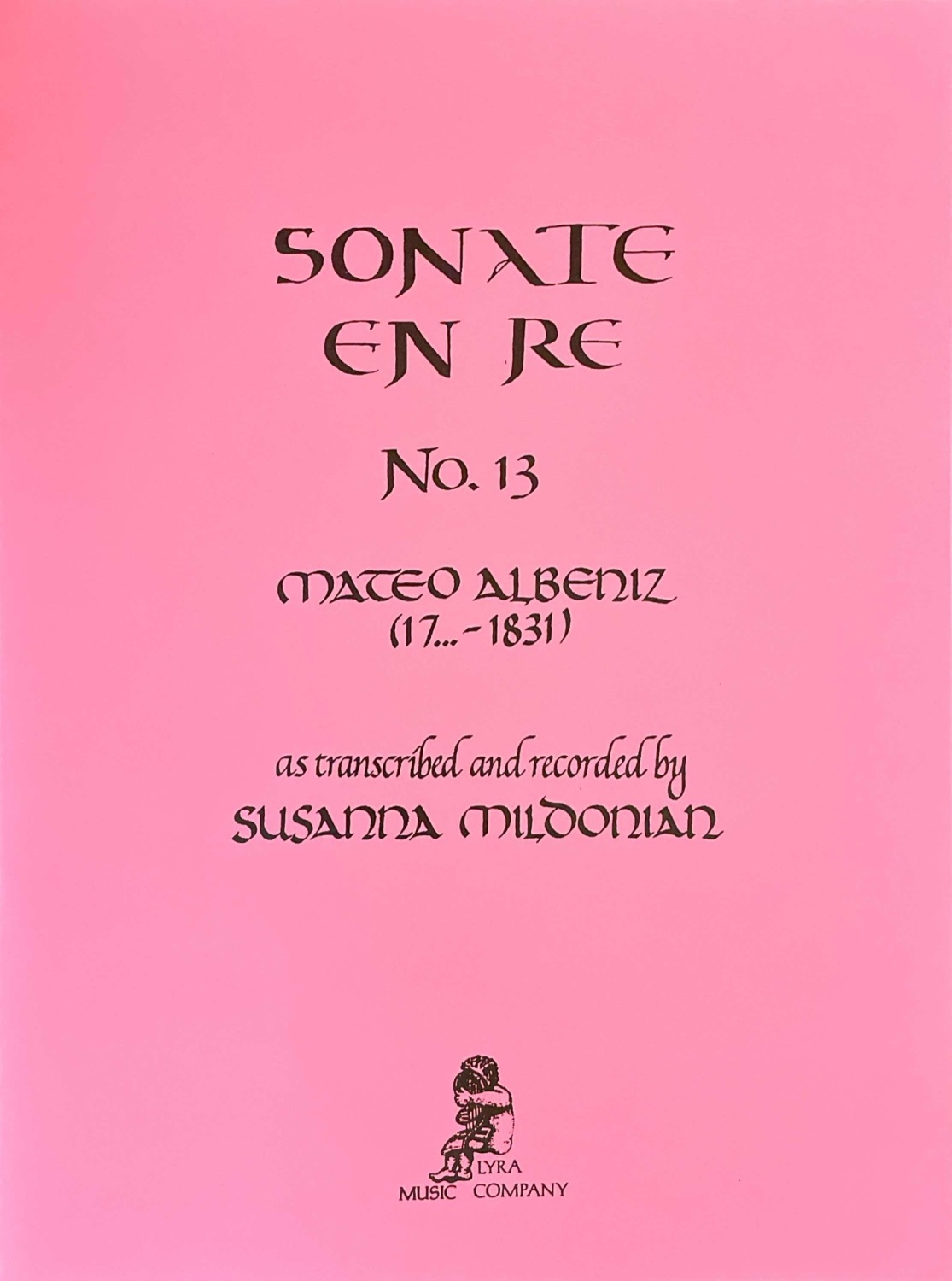 Sonate En Re No.13 - Albeniz