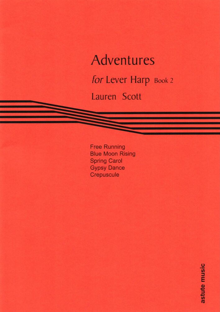 Adventures for Lever Harp Book 2 - Lauren Scott  (PDF Digital Download)