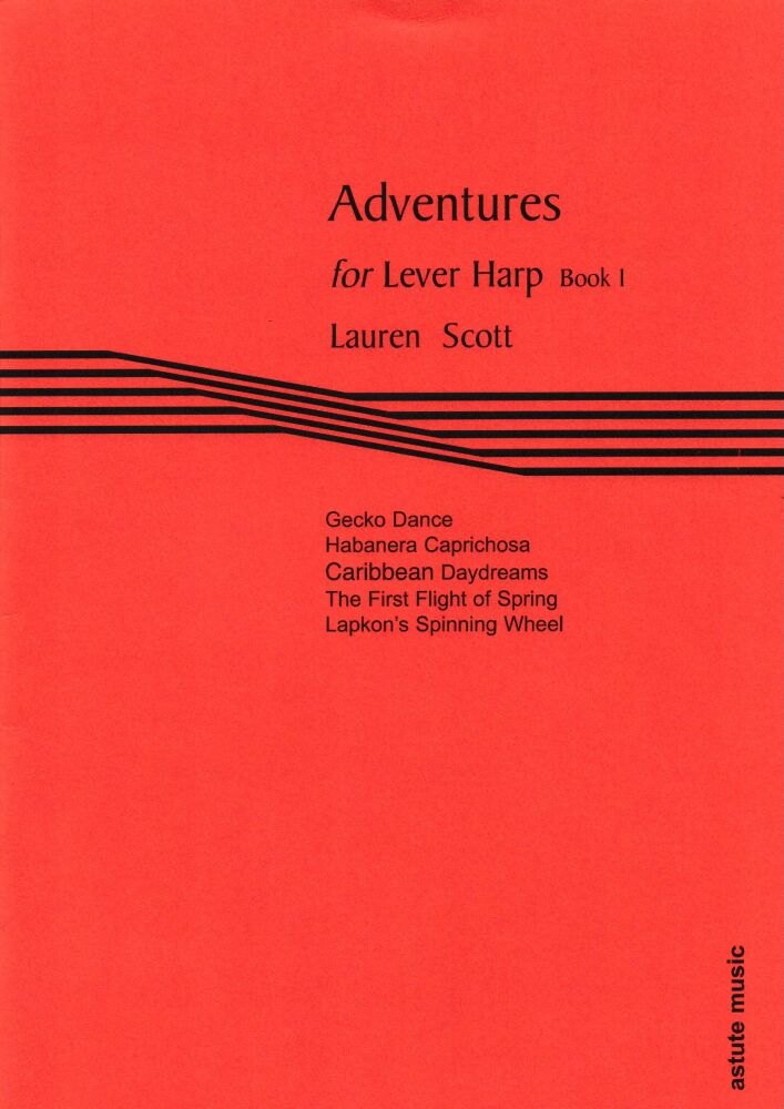 Adventures for Lever Harp Book 1 - Lauren Scott (PDF Digital Download)