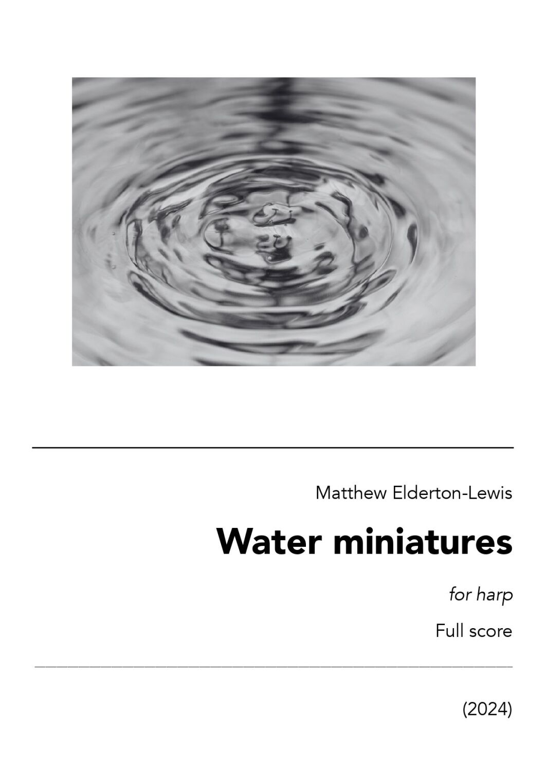 Water Miniatures - Matthew Elderton-Lewis