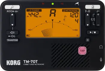 Korg Combo Chromatic Tuner, Contact Microphone and Metronome