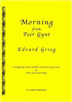 Grieg, E - Morning from Peer Gynt - Flute & Harp - (DIGITAL DOWNLOAD)