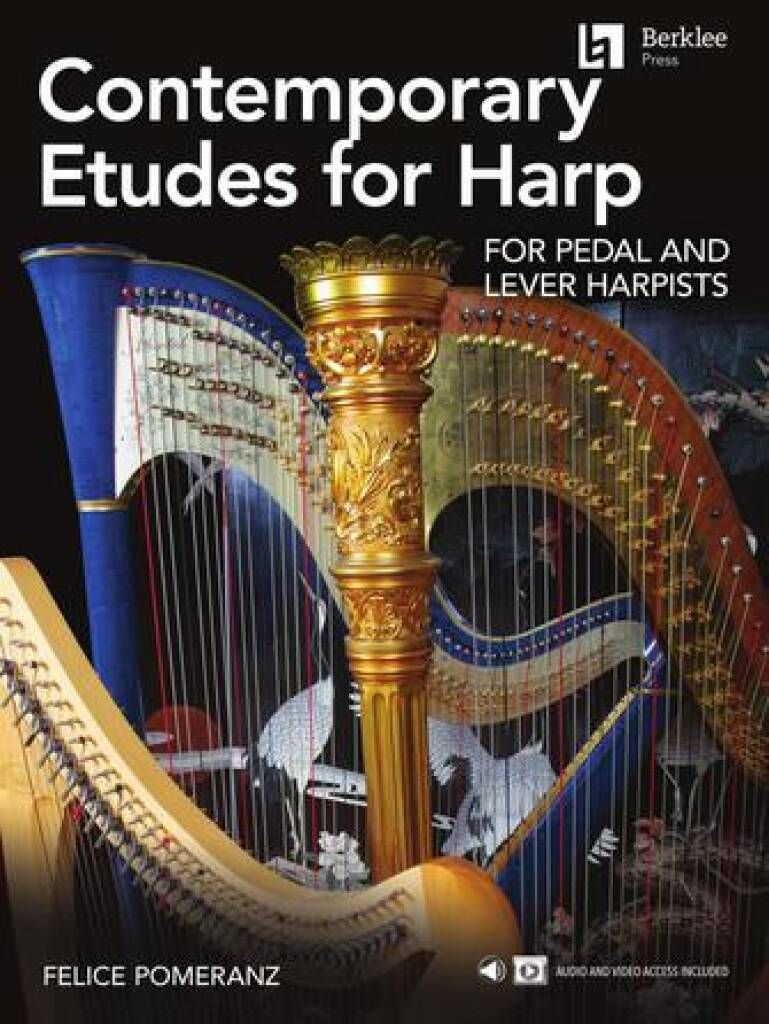 Contemporary Etudes for Harp – For Pedal and Lever Harpists - Felice Pomera