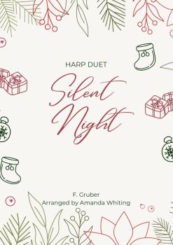 'Harp Studio Exclusive!' - Gruber - Silent Night - Duet for Two Harps arr. Amanda Whiting (Digital Download)