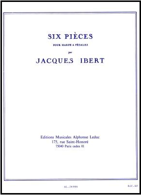 Six Pieces - Jacques Ibert
