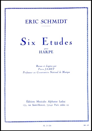 Six Etudes Pour Harpe - Eric Schmidt