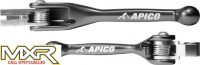 APICO FLEXI LEVER PAIR KTM/HUSKY SX65/85 14-16, 250/350 FREERIDE 14-16, TC85 14-16 TITANIUM