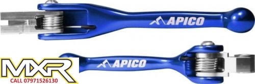 APICO FLEXI LEVER PAIR KTM SX250/300 06-13, SX-F250/350 06-13 BLUE
