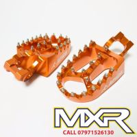 KTM HUSQVARNA SX 125-250 SXF 250-450 TC 125-250 FC 250-450 APICO XTREME ORANGE FOOT PEG