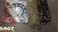 KTM SX SXF CHAIN AND SPROCKETS MINO REAR 48 TOOTH FRONT 13 TOOTH 520 PROX CHAIN