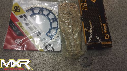 KTM SX SXF CHAIN AND SPROCKETS MINO REAR 48 TOOTH FRONT 13 TOOTH 520 PROX C