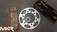 HUSQVARNA CHAIN AND SPROCKETS STEEL REAR 50 TOOTH FRONT 13 TOOTH 520 PROX CHAIN