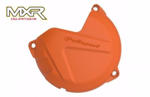 POLISPORT CLUTCH COVER PROTECTOR KTM SXF 250 350 11-15 EXC-F 250 350 ORANGE