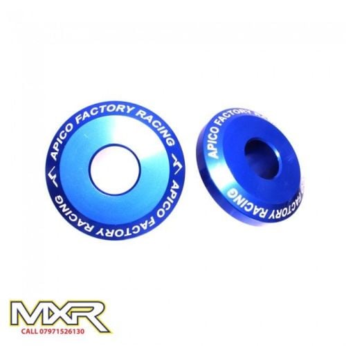 APICO PRO REAR WHEEL SPACERS KAWASAKI KX 125 250 KXF 250 450 BLUE