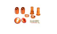 APICO WHEEL BLING REAR SPACERS AND MORE KTM SX SX-F 03-12 EXC EXC-F 03-18 ORANGE