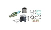 KTM SX 125 2001 TOP END REBUILD KIT WITH VERTEX PISTON SIZE A AND MORE