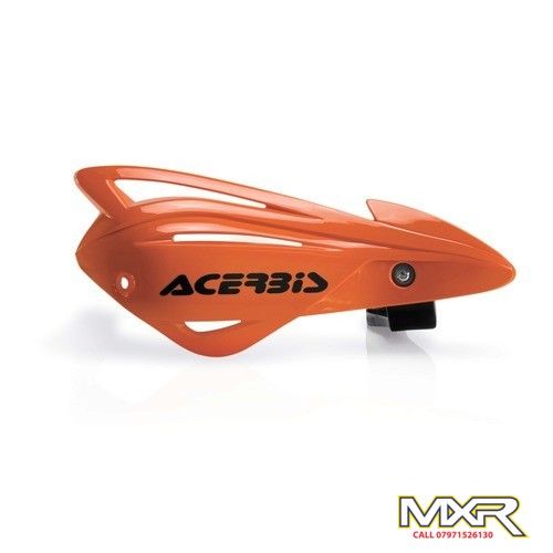 ACERBIS X-OPEN ORANGE HAND GUARDS WITH UNIVERSAL MOUNTING KIT MOTOCROSS MX 
