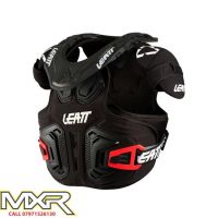 LEATT NECKVEST FUSION 2.0 BLACK JUNIOR YOUTH S/M L/XL XXL MOTOCROSS MX