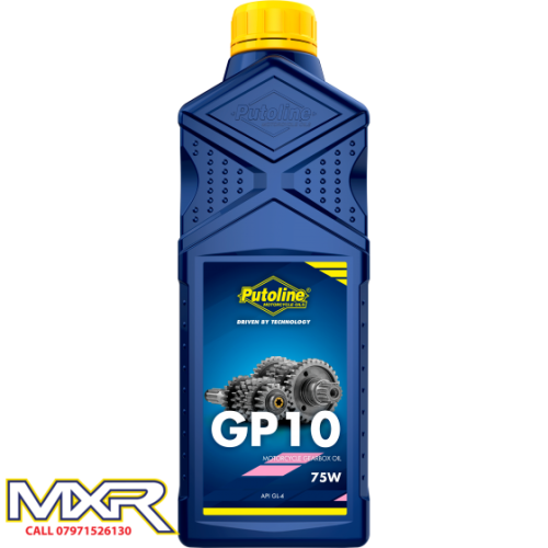 PUTOLINE GP10 75w GEAR BOX GEARBOX OIL 1 LITRE MOTOCROSS MX MOTORBIKE MOTOR